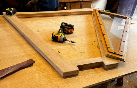 Replacement Cratch Board, under construction